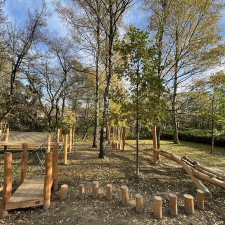 Balanční a lanové centrum Michal - balanční sestava